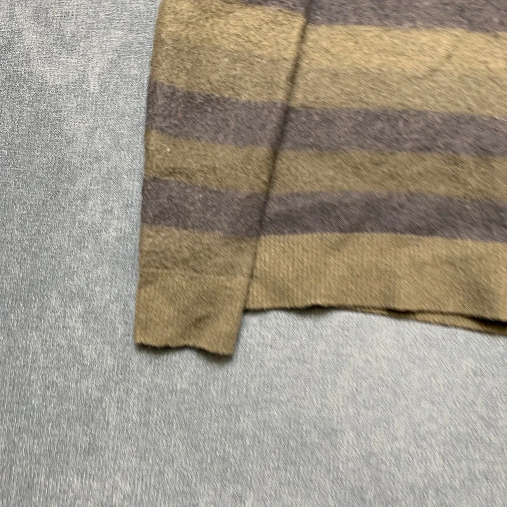 Buffalo David Bitton Cozy Sweater Men Medium Multicolor Striped Lambswool Winter